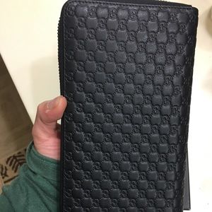 Authentic Gucci large wallet/organizers
